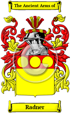 Radner Family Crest/Coat of Arms