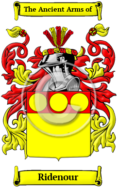 Ridenour Family Crest/Coat of Arms