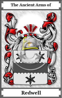 Redwell Family Crest Download (JPG) Book Plated - 600 DPI