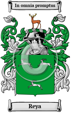 Reya Family Crest/Coat of Arms
