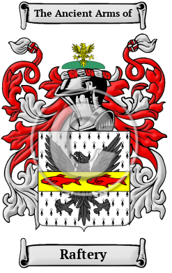 Raftery Family Crest/Coat of Arms