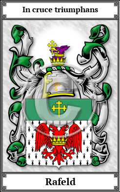 Rafeld Family Crest Download (JPG) Book Plated - 600 DPI