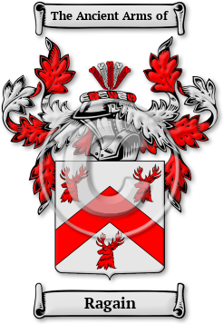 Ragain Family Crest Download (jpg) Legacy Series - 150 DPI