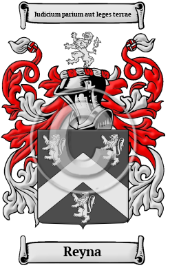 Reyna Family Crest Download (JPG) Heritage Series - 600 DPI