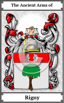 Rigny Family Crest Download (JPG) Book Plated - 600 DPI