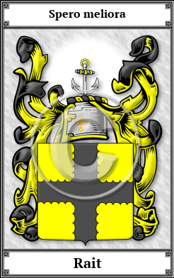 Rait Family Crest Download (JPG) Book Plated - 600 DPI