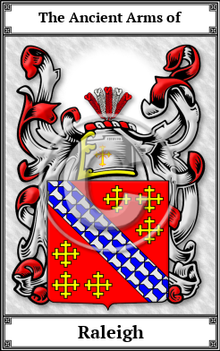Raleigh Family Crest Download (JPG) Book Plated - 600 DPI