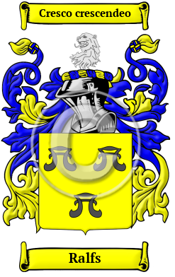 Ralfs Family Crest/Coat of Arms