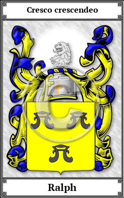 Ralph Family Crest Download (JPG)  Book Plated - 150 DPI