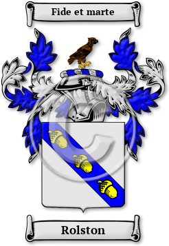 Rolston Family Crest Download (JPG) Legacy Series - 600 DPI