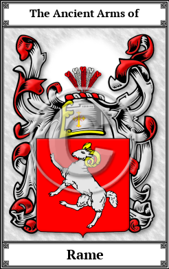 Rame Family Crest Download (JPG)  Book Plated - 150 DPI