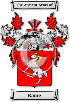 Rame Family Crest Download (jpg) Legacy Series - 150 DPI