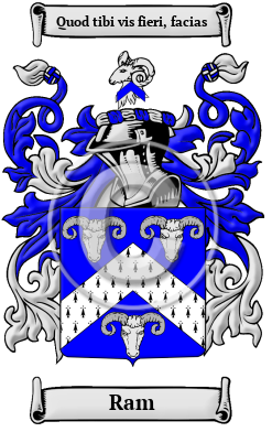 Ram Name Meaning, Family History, Family Crest & Coats of Arms