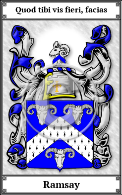 Ramsay Family Crest Download (JPG) Book Plated - 600 DPI