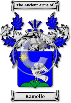 Ramelle Family Crest Download (jpg) Legacy Series - 150 DPI