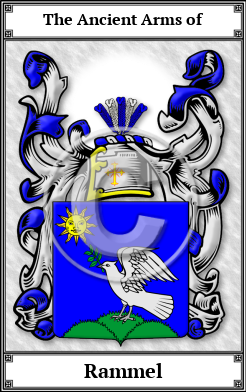 Rammel Family Crest Download (JPG) Book Plated - 600 DPI