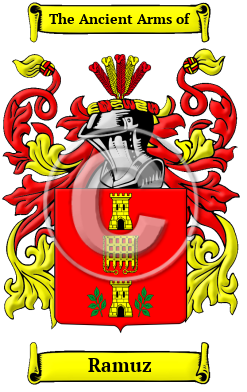 Ramuz Family Crest Download (JPG) Heritage Series - 300 DPI