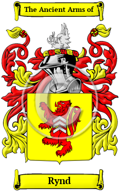 Rynd Family Crest/Coat of Arms