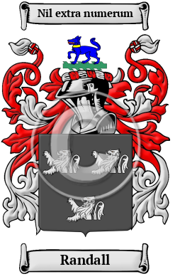 Randall Family Crest/Coat of Arms