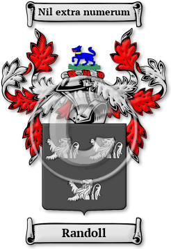Randoll Family Crest Download (jpg) Legacy Series - 150 DPI