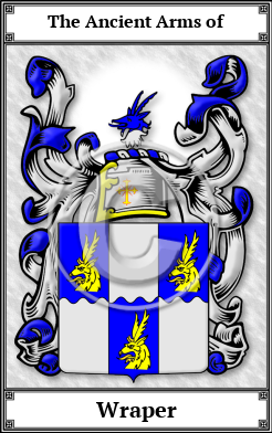 Wraper Family Crest Download (JPG)  Book Plated - 150 DPI