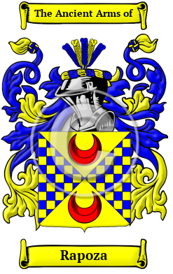 Rapoza Family Crest/Coat of Arms
