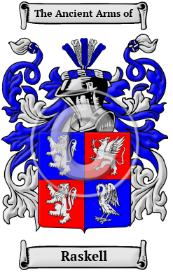 Raskell Family Crest/Coat of Arms