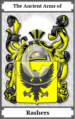 Rashers Family Crest Download (JPG)  Book Plated - 150 DPI
