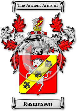 Rasmussen Family Crest Download (jpg) Legacy Series - 150 DPI
