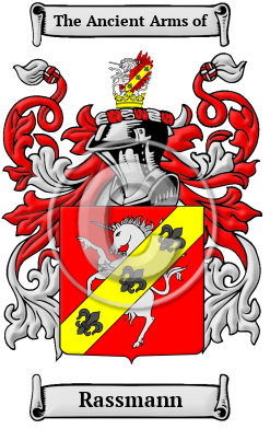 Rassmann Family Crest/Coat of Arms