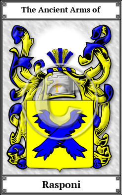 Rasponi Family Crest Download (JPG) Book Plated - 600 DPI