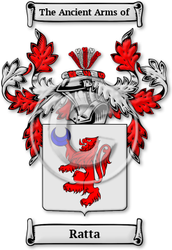 Ratta Family Crest Download (JPG) Legacy Series - 600 DPI