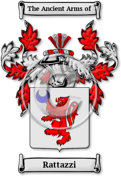 Rattazzi Family Crest Download (jpg) Legacy Series - 150 DPI