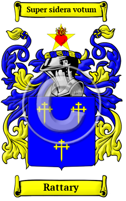 Rattary Family Crest/Coat of Arms