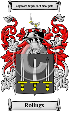 Rolings Family Crest/Coat of Arms