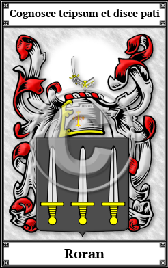 Roran Family Crest Download (JPG) Book Plated - 600 DPI