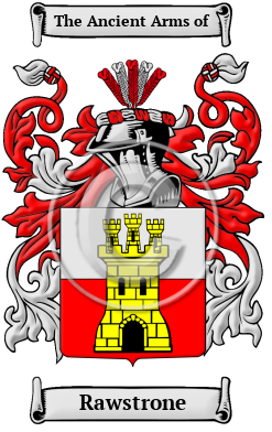 Rawstrone Family Crest/Coat of Arms