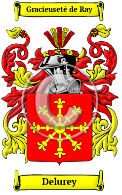 Delurey Family Crest/Coat of Arms