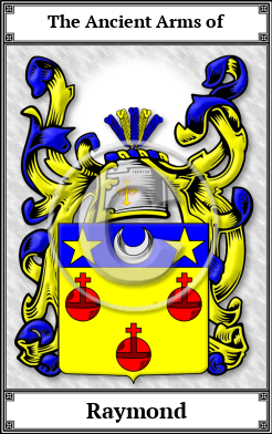 Raymond Family Crest Download (JPG)  Book Plated - 150 DPI