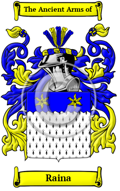 Raina Family Crest/Coat of Arms