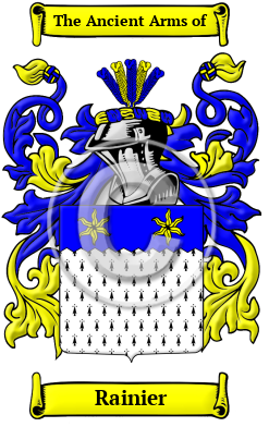 Rainier Family Crest/Coat of Arms