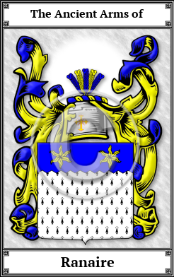 Ranaire Family Crest Download (JPG)  Book Plated - 150 DPI