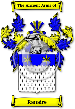 Ranaire Family Crest Download (jpg) Legacy Series - 150 DPI