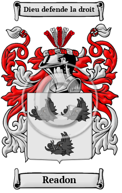 Readon Family Crest/Coat of Arms