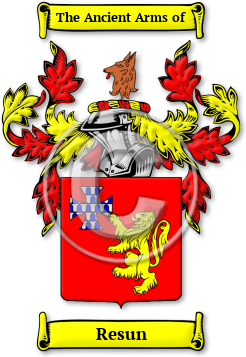 Resun Family Crest Download (jpg) Legacy Series - 150 DPI