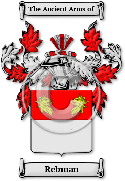 Rebman Family Crest Download (jpg) Legacy Series - 150 DPI
