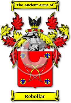 Rebollar Family Crest Download (jpg) Legacy Series - 150 DPI