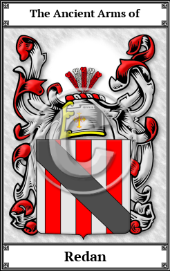 Redan Family Crest Download (JPG)  Book Plated - 150 DPI