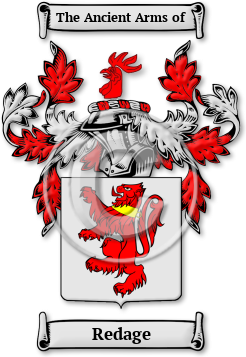 Redage Family Crest Download (jpg) Legacy Series - 150 DPI