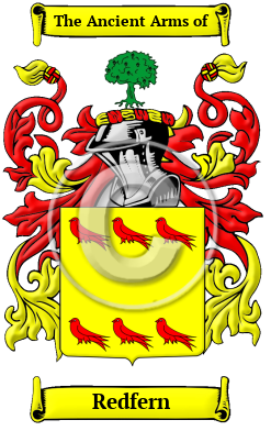 Redfern Family Crest/Coat of Arms